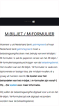 Mobile Screenshot of m-biljet-invullen.nl